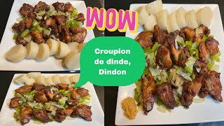 Le croupion de dinde 🦃 Dindon frit  fried turkey 🦃 tail [upl. by Frear]