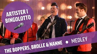 The Boppers Brolle amp Nanne Grönvall  Medley  Live i BingoLotto [upl. by Gualtiero]