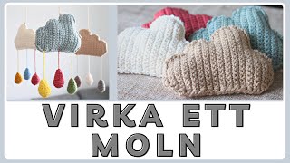 VIRKA ETT MOLN  enkel virkning för nybörjare [upl. by Icul834]