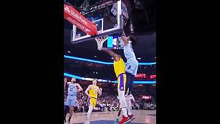 Ja Morant Almost Dunks On LeBron shorts dunk lebron jamorant olympics notlikeus basketball [upl. by Marcelline]