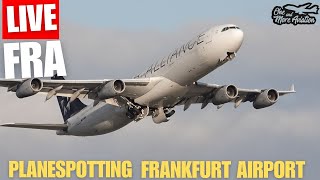 🔴Live Monday Planespotting Frankfurt Airport  Sunny Day☀️🛫 [upl. by Aziar]