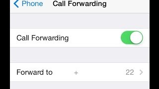 iPhone Call Forwarding Setup [upl. by Alekin]