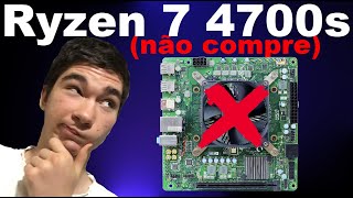 Análise do Amd Cardinal Ryzen 7 4700s [upl. by Haneeja]