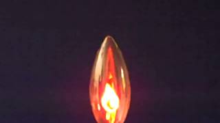 3CTC Flicker Flame Bulb in Action [upl. by Jablon946]