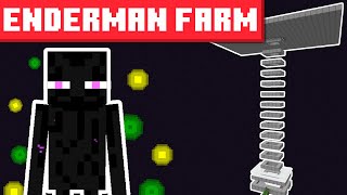 Enderman XP Farm Minecraft 1206  BEST DESIGN [upl. by Bennett]