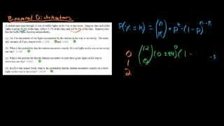 Statistics Binomial Distribution Example Problem 1 [upl. by Ativahs]