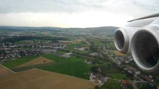 Swiss International Airlines Avro RJ100 MXPZRH Landing [upl. by Reiko]