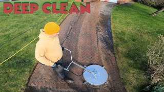 A Quick Driveway and Patio Pressure Clean [upl. by Esilehs]