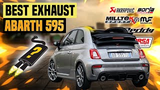 Abarth 595 Exhaust Sound 🔥 StockAkrapovicUpgradeSystemComparisonReviewAccelerationCapristo [upl. by Seow382]