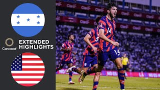 Honduras vs USA Extended Highlights  CONCACAF WCQ  CBS Sports Golazo [upl. by Darrick]