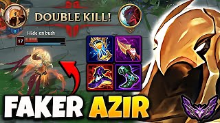 T1 Faker Azir MID vs Yone  Patch 142 Korea Master ✅ [upl. by Harper]