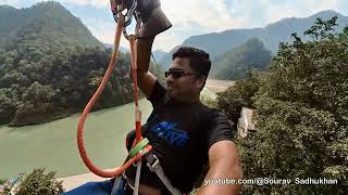 Zipline with GangaZip Adventure Rishikesh  16Oct2024 [upl. by Zanahs]