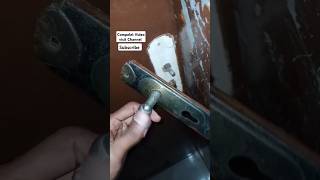 How To Open Your door Lock lock doorlock lockpicking trick lifehacks [upl. by Amabil445]