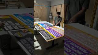 Sticker printing signage boards [upl. by Ava]