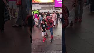 Spider man 🕸️ town square New York City [upl. by Henryson]