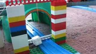 Thomas Train with a Lego NXT gate [upl. by Bresee]