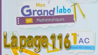 1A Collège page 116Mon Grand Labo En Mathématiques [upl. by Hyps]