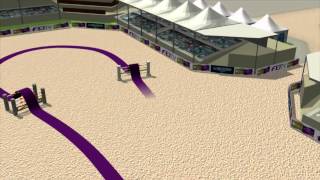 Furusiyya FEI Nations Cup™ Jumping 2013 Wellington  Course Walk R1 [upl. by Alurd892]