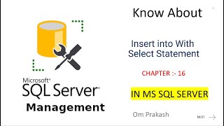 Insert into Select Statement in SQL Server [upl. by Marilyn]