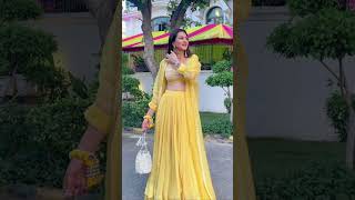 Haldi dress design for bride newlatestviralshort [upl. by Llirpa794]