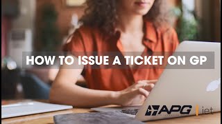 How to Issue a ticket using GP as the specified validating carrier [upl. by Yruam730]