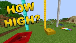 What height you can survive at in minecraft [upl. by Anairad]