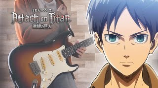 Attack on Titan S2 OP「Shinzou wo Sasageyo  Linked Horizon」Guitar Cover [upl. by Rothstein]