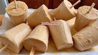 Paletas heladas cremositas de Dulce de leche 🥛 pocos ingredientes [upl. by Aida]