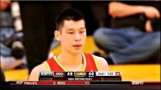 Jeremy Lin 林書豪20130417火箭vs湖人Rockets vs Lakers [upl. by Rebeka]