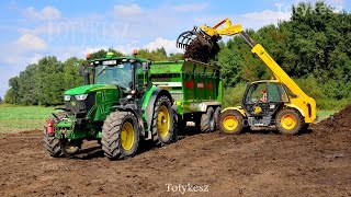 John Deere 6210R Bergmann TSW 5210 S [upl. by Anaile]