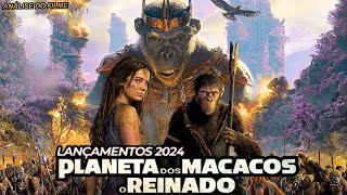 O FILME DE AÇÃO PLANETA DOS MACACOS O REINADO LANÇAMENTO 2024 É INCRÍVEL [upl. by Leirbma]