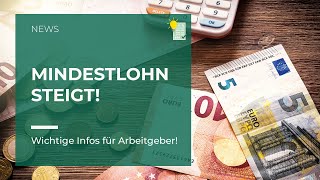 News zum Mindestlohn  Was du jetzt wissen musst [upl. by Adirem]