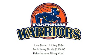 Pakenham vs Albury YLW1  11 August 2024 Preliminary Finals 13h00 [upl. by Catto281]