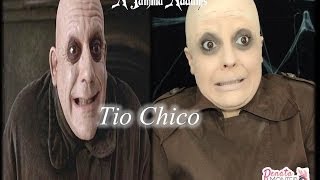 MAQUIAGEM DO TIO CHICO FESTER ADDAMS POR RENATA MONTEIRO  MAQUIAGEM ARTÍSTICA [upl. by Nisior978]