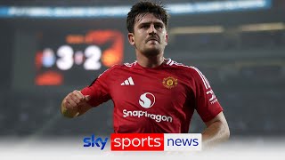 Europa League Maguire rescues Man Utd in stoppage time  Lyon punish Rangers [upl. by Kraska9]