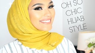 TRENDY CHIC HIJAB STYLE  weddingworkspecial occasions [upl. by Patricia]