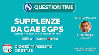 Supplenze da GPS spezzoni preferenze cosa cambia Le risposte alle vostre domande [upl. by Ahsilac171]