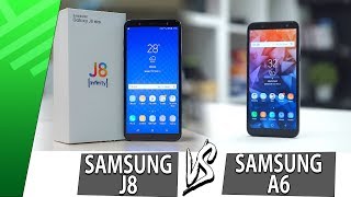 Samsung J8 VS Samsung A6 2018  Enfrentamiento  Review  Unboxing [upl. by Lorenzana]