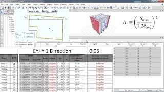 CSI ETABS  10  Torsion Irregularity check  Part 2 [upl. by Llenyaj]