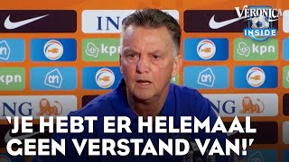 Van Gaal pakt Valentijn aan Je hebt er helemaal geen verstand van  VERONICA INSIDE [upl. by Daniele]