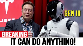 Elon Musk Drops BOMBSHELL On Tesla Bot Gen 3—2025 Model Can Do Anything [upl. by Ssitruc]