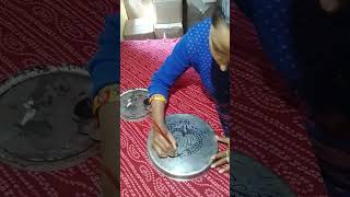 madhubani painting fish designytshorts [upl. by Mikal]