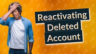 Can I reactivate my Instagram account after deleting it [upl. by Huoh]