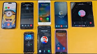 8 INCOMING CALLS VIBER WHATSAPP COMERA FACETIME OUTGOING CALL IPHONE 16 PRO MAX POCO CUBOT HUAWEI [upl. by Adlesirg]