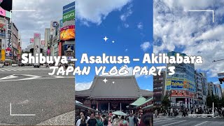 Tokyo 2024  Shibuya  Asakusa  Akihabara  Japan Vlog Part 3 [upl. by Hild]