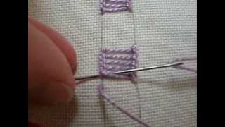 Ladder Stitch for Hand Embroidery [upl. by Eupheemia]