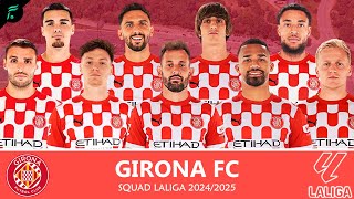 GIRONA FC 🔴⚪️ SQUAD for La Liga Season 20242025 with Transfer Update Official [upl. by Aiuqal453]