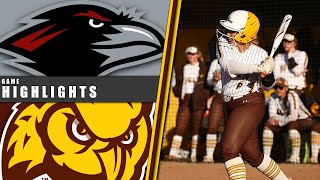 2024 Rowan Softball vs Rosemont College  Game 2 Highlights [upl. by Westfahl]