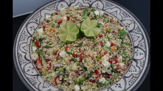 FRISSE COUSCOUS SALADECOUSCOUS SALADIKRAMEBOUUDELICOUS [upl. by Caresse550]