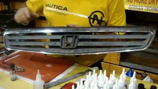 How to repair broken car grille [upl. by Elitnahc953]